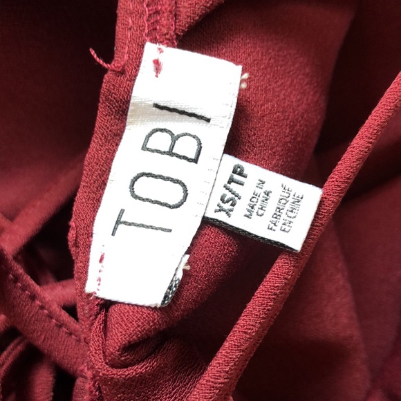 ❤️TOBI RED DRESS!❤️ - Picture 9 of 10